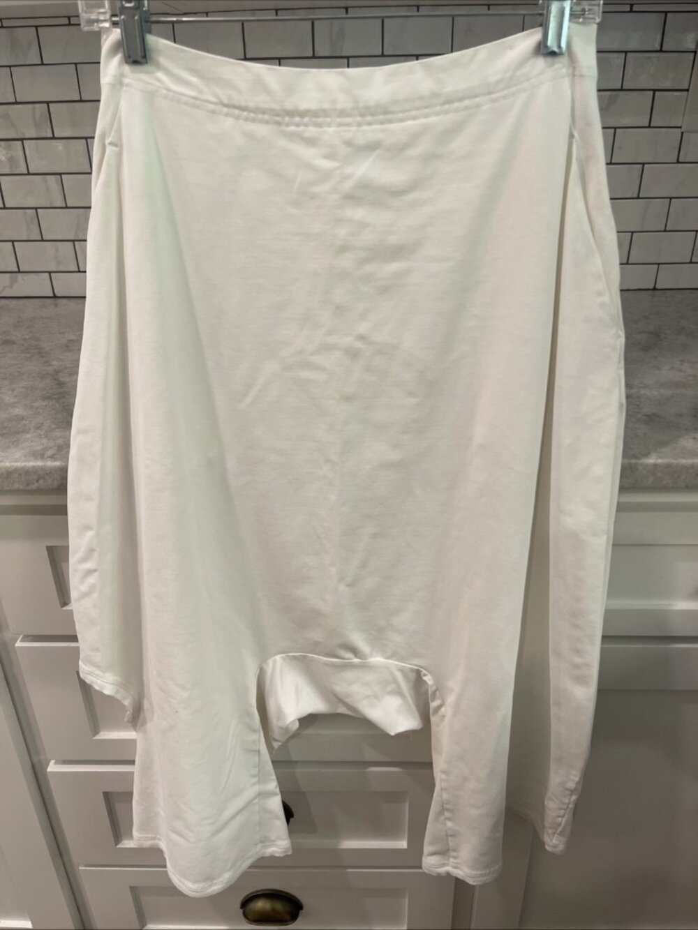 Rundholz Dip Drop Crotch  Pants Womens Small White  Avant Garde Balloon Hip Hop